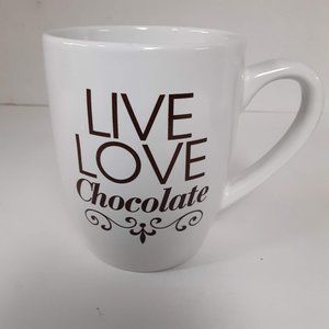 Coffee mug Live, Love, Chocolate - Hershey's 8 oz.